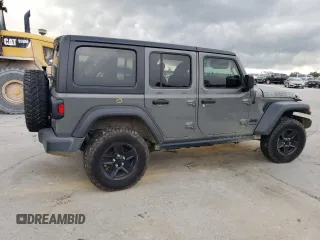 2021 Jeep Wrangler Unlimited Sport S with VIN 1C4HJXDG4MW609644, listed as a Copart auction lot 55459145 with 55,400 mi miles and Salvage title. Bid and sale history available at DreamBid. Image 3.