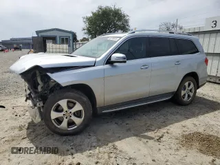 2017 Mercedes-Benz GLS 450 with VIN 4JGDF6EE4HA884498, listed as a Copart auction lot 56709015 with 102,520 mi miles and Salvage title. Bid and sale history available at DreamBid. Image 1.