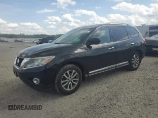 2014 Nissan Pathfinder SL with VIN 5N1AR2MM9EC717792, listed as a Copart auction lot 54823555 with 119,630 mi miles and Clean title. Bid and sale history available at DreamBid. Image 1.