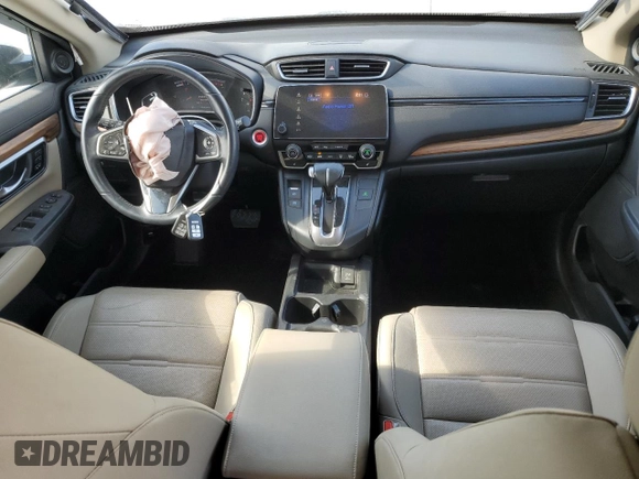 2018 Honda CR-V Touring with VIN 5J6RW1H9XJL010690, listed as a Copart auction lot 53554015 with 90,158 mi miles and Salvage Title. Bid and sale history available at DreamBid. Image 8.