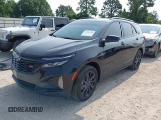 2024 Chevrolet Equinox RS with VIN 3GNAXMEG9RL252561, listed as a IAAI auction lot 42396701 with 18,773 mi miles and . Bid and sale history available at DreamBid. Image 2.