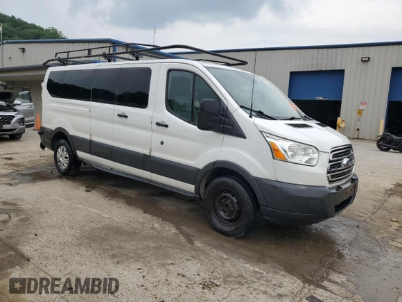 2015 Ford Transit XL with VIN 1FBZX2ZM1FKA62240, listed as a Copart auction lot 60873265 with 195,271 mi miles and Salvage title. Bid and sale history available at DreamBid. Image 4.