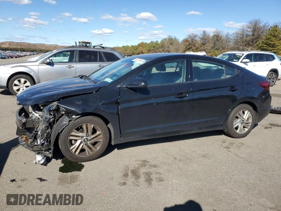 2020 Hyundai Elantra SEL with VIN 5NPD84LF5LH546589, listed as a Copart auction lot 76223384 with 68,811 mi miles and Non Repairable. Bid and sale history available at carsss.com. Image 1.