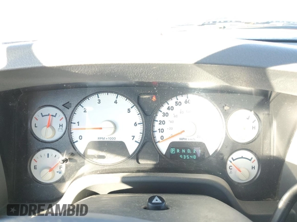 2007 Dodge 1500 ST with VIN 1D7HU18P57J555678, listed as a Copart auction lot 79075094 with 93,548 mi miles and Salvage Title. Bid and sale history available at DreamBid. Image 9.