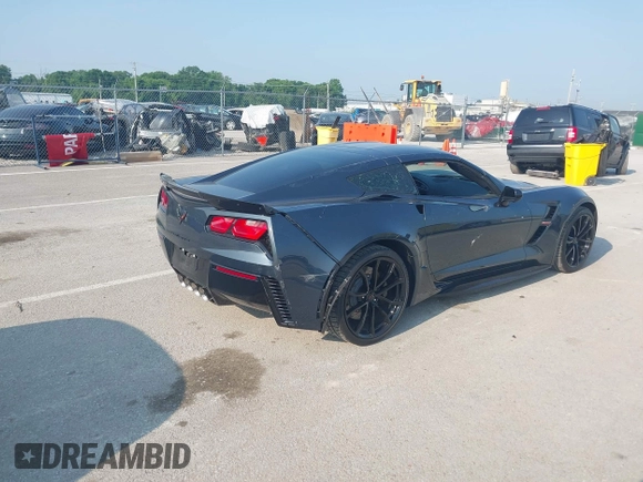 2019 Chevrolet Corvette Grand Sport 1LT with VIN 1G1YW2D7XK5116017, listed as a IAAI auction lot 42396501 with 34,034 mi miles and . Bid and sale history available at DreamBid. Image 4.