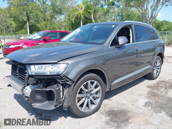 2019 Audi Q7 Premium Plus z VIN WA1LAAF70KD020498, wystawiony jako IAAI lot #41976990 z przebiegiem 91 643 mil mil oraz . Historia ofert i sprzedaży dostępna na DreamBid. Obrazek 17.