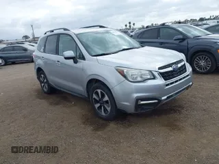 2017 Subaru Forester Premium with VIN JF2SJAEC1HH417897, listed as a IAAI auction lot 42072833 with 214,880 mi miles. Bid and sale history available at carsss.com. Image 1.