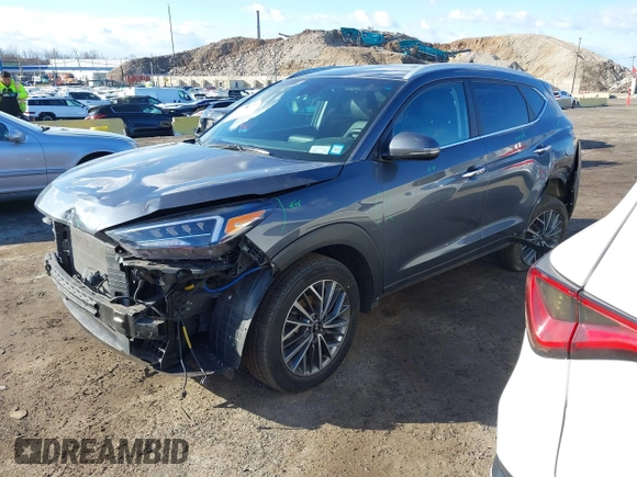 2019 Hyundai Tucson Ultimate with VIN KM8J3CAL1KU068739, listed as a IAAI auction lot 41738850 with 6,005 mi miles. Bid and sale history available at carsss.com. Image 20.