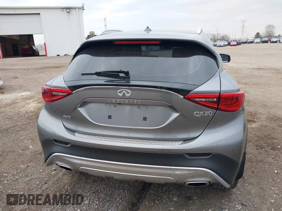 2017 Infiniti QX30 Premium z VIN SJKCH5CR2HA022260, wystawiony jako IAAI lot #42067553 z przebiegiem 85 301 mil mil oraz . Historia ofert i sprzedaży dostępna na DreamBid. Obrazek 16.
