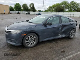 2017 Honda Civic EX z VIN 19XFC2F75HE225454, wystawiony jako Copart lot #55812705 z przebiegiem 114 194 mil mil oraz Szkoda całkowita • Salvage title. Historia ofert i sprzedaży dostępna na DreamBid. Obrazek 1.