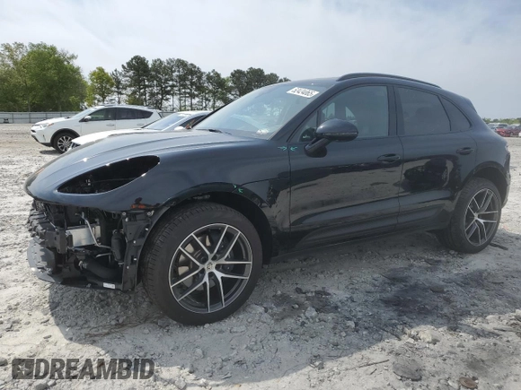 2025 Porsche Macan with VIN WP1AA2A52SLB05954, listed as a Copart auction lot 52424065 with 1,320 mi miles and Salvage title. Bid and sale history available at DreamBid. Image 1.