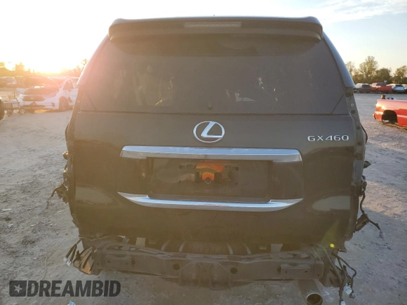 2019 Lexus GX with VIN JTJBM7FX8K5215879, listed as a Copart auction lot 84490814 with 101,280 mi miles and Salvage Title. Bid and sale history available at carsss.com. Image 6.