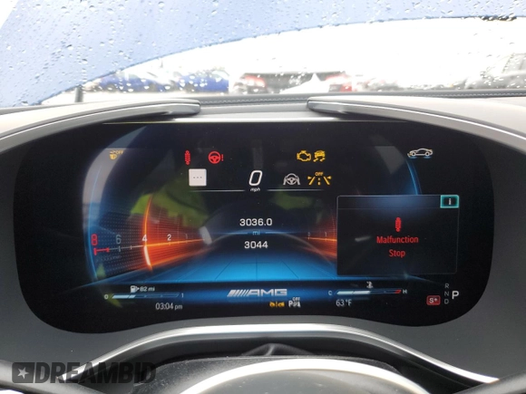 2024 Mercedes-Benz AMG GT 55 с VIN W1KRJ8AB2RF001959, выставлен на аукционе Copart как лот 44347545 с пробегом 3 044 миль миль и Списание • Salvage title. История ставок и продаж доступна на DreamBid. Изображение 9.