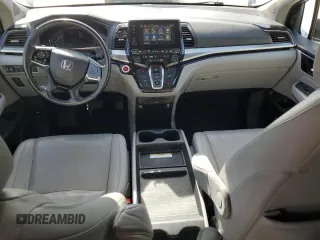 2020 Honda Odyssey Elite with VIN 5FNRL6H99LB007331, listed as a Copart auction lot 88478265 with 53,040 mi miles and Salvage Title. Bid and sale history available at DreamBid. Image 8.