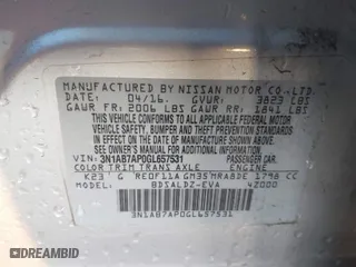2016 Nissan Sentra SR with VIN 3N1AB7AP0GL657531, listed as a IAAI auction lot 41293684 with 128,939 mi miles. Bid and sale history available at carsss.com. Image 9.