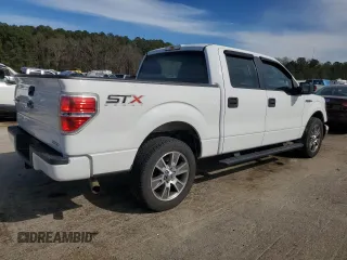 2014 Ford F-150 XL with VIN 1FTFW1CF7EFC40214, listed as a Copart auction lot 47838595 with 163,762 mi miles and Salvage Title. Bid and sale history available at carsss.com. Image 3.