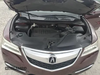 2015 Acura MDX with VIN 5FRYD4H29FB015576, listed as a Copart auction lot 63522315 with 66,884 mi miles and Salvage title. Bid and sale history available at DreamBid. Image 11.