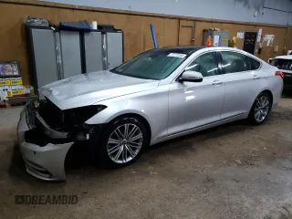 2018 Genesis G80 3.8L with VIN KMHGN4JEXJU232841, listed as a Copart auction lot 77777244 with 98,371 mi miles and Clean Title. Bid and sale history available at carsss.com. Image 1.