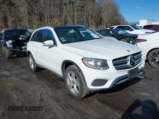 2018 Mercedes-Benz GLC with VIN WDC0G4KB1JV075385, listed as a IAAI auction lot 41507226 with 51,567 mi miles. Bid and sale history available at carsss.com. Image 1.