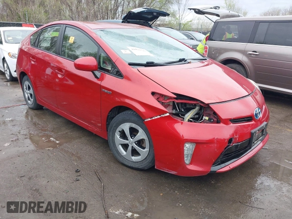 2014 Toyota Prius Four with VIN JTDKN3DU7E1832736, listed as a IAAI auction lot 41936543 with 106,755 mi miles and . Bid and sale history available at DreamBid. Image 1.