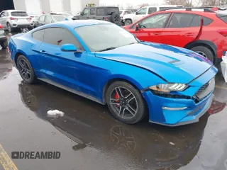 2020 Ford Mustang EcoBoost with VIN 1FA6P8TH2L5185834, listed as a IAAI auction lot 41591060 with 101,006 mi miles. Bid and sale history available at carsss.com. Image 1.