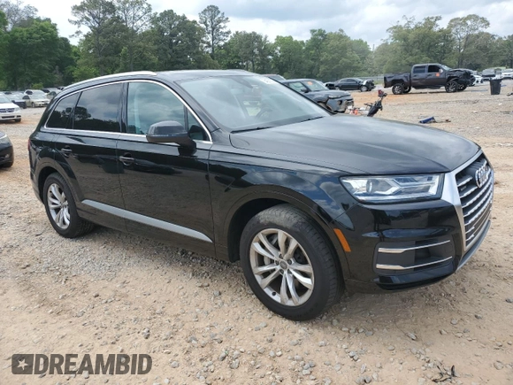 2017 Audi Q7 Premium with VIN WA1AAAF72HD003296, listed as a Copart auction lot 54221325 with 59,627 mi miles and Salvage title. Bid and sale history available at DreamBid. Image 4.