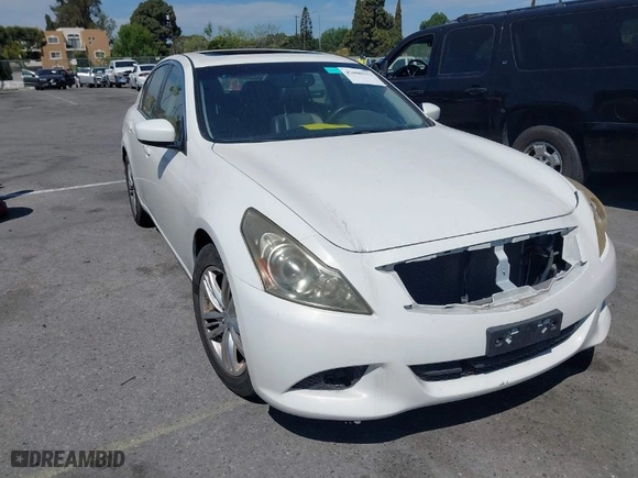 2012 Infiniti G37 Sedan Journey with VIN JN1CV6APXCM621906, listed as a IAAI auction lot 42008353 with 1 mi miles. Bid and sale history available at carsss.com. Image 1.