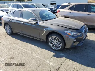 2021 Genesis G70 2.0T with VIN KMTG34LA4MU077004, listed as a Copart auction lot 71836194 with 51,624 mi miles and Salvage Title. Bid and sale history available at DreamBid. Image 4.