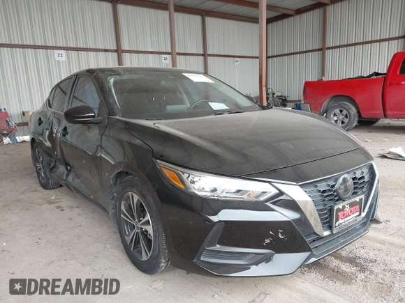 2021 Nissan Sentra SV with VIN 3N1AB8CVXMY312622, listed as a IAAI auction lot 41632163 with 19,616 mi miles and . Bid and sale history available at DreamBid. Image 1.