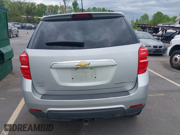 2016 Chevrolet Equinox LT with VIN 2GNFLFEK1G6223722, listed as a IAAI auction lot 41994636 with 116,039 mi miles and . Bid and sale history available at DreamBid. Image 16.
