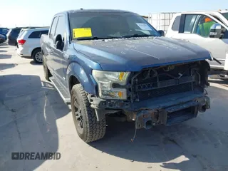 2015 Ford F-150 XL with VIN 1FTEX1CP0FKE14845, listed as a IAAI auction lot 42013909 with 162,644 mi miles. Bid and sale history available at carsss.com. Image 1.