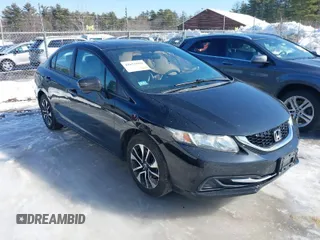 2014 Honda Civic Sedan EX with VIN 2HGFB2F80EH549151, listed as a IAAI auction lot 41651689 with 131,979 mi miles. Bid and sale history available at carsss.com. Image 1.