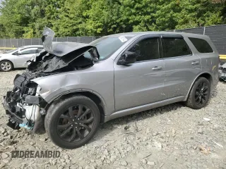 2020 Dodge Durango SXT Plus with VIN 1C4RDHAG6LC410651, listed as a Copart auction lot 65951744 with 52,956 mi miles and Salvage Title. Bid and sale history available at carsss.com. Image 1.