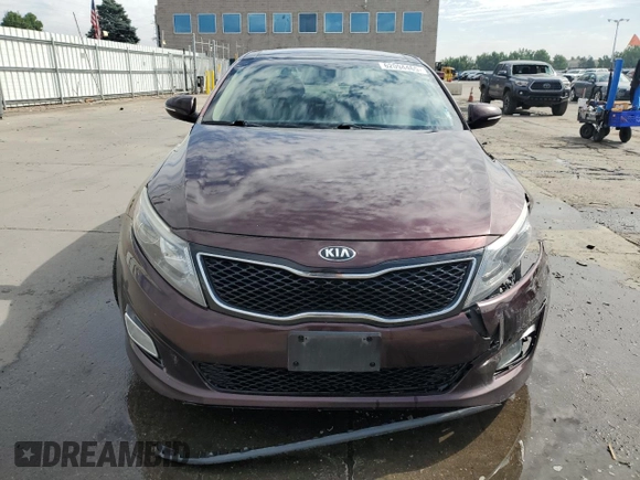 2015 Kia Optima EX with VIN 5XXGN4A79FG409057, listed as a Copart auction lot 62094465 with 123,346 mi miles and Salvage title. Bid and sale history available at DreamBid. Image 5.