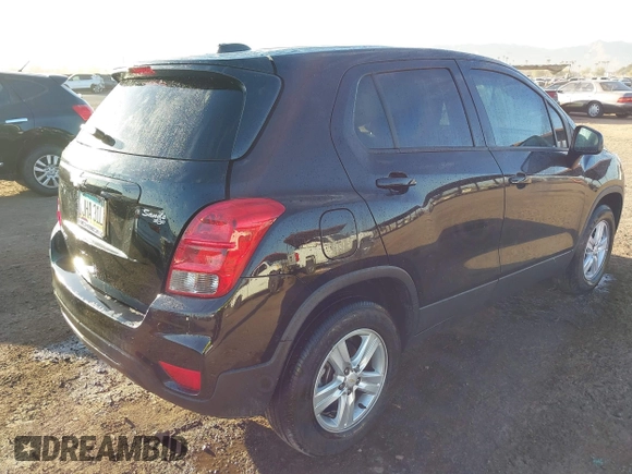 2022 Chevrolet Trax LS with VIN KL7CJNSM9NB550474, listed as a IAAI auction lot 41619498 with 96,372 mi miles. Bid and sale history available at carsss.com. Image 4.