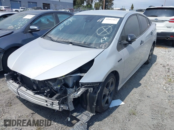 2022 Toyota Prius L Eco with VIN JTDKAMFU8N3164240, listed as a IAAI auction lot 41892462 with 35,980 mi miles and . Bid and sale history available at DreamBid. Image 19.