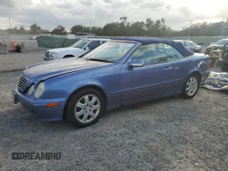 2001 Mercedes-Benz CLK 320 with VIN WDBLK65G01T072153, listed as a Copart auction lot 80284874 with Not Provided miles and Salvage Title. Bid and sale history available at DreamBid. Image 1.
