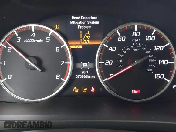 2019 Acura ILX Premium with VIN 19UDE2F86KA005696, listed as a IAAI auction lot 42490959 with 75,668 mi miles and . Bid and sale history available at DreamBid. Image 7.