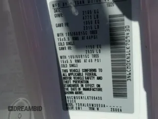 2020 Nissan NV200 S with VIN 3N6CM0KN1LK709430, listed as a Copart auction lot 52607345 with 81,482 mi miles and Salvage title. Bid and sale history available at DreamBid. Image 13.
