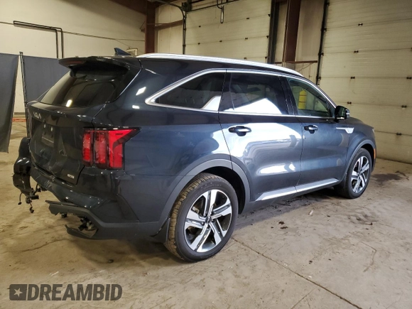 2024 Kia Sorento EX with VIN KNDRHDLG0R5248541, listed as a Copart auction lot 86906364 with 10,017 mi miles and Salvage title. Bid and sale history available at DreamBid. Image 3.