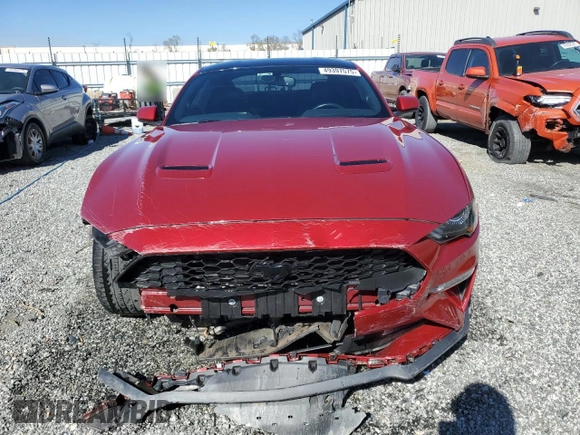 2020 Ford Mustang EcoBoost with VIN 1FA6P8TH6L5157650, listed as a Copart auction lot 49397575 with 21,843 mi miles and Salvage Title. Bid and sale history available at carsss.com. Image 5.