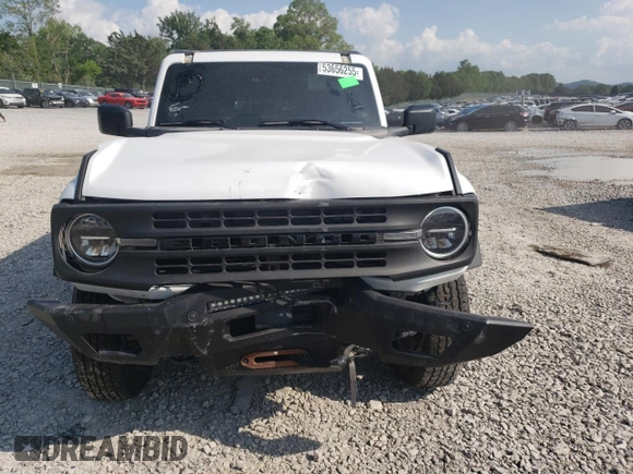 2022 Ford Bronco with VIN 1FMDE5AH1NLB73967, listed as a Copart auction lot 53656255 with 31,508 mi miles and Clean title. Bid and sale history available at DreamBid. Image 5.