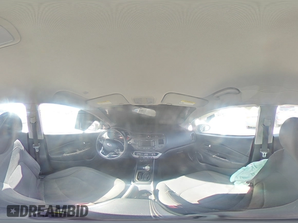 2013 Kia Rio EX with VIN KNADN4A30D6104166, listed as a Copart auction lot 56752345 with 129,708 mi miles and Salvage title. Bid and sale history available at DreamBid. Image 14.