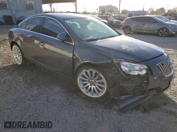 2011 Buick Regal CXL Turbo TO1 with VIN W04GV5EV5B1140439, listed as a Copart auction lot 41650095 with 135,491 mi miles and Salvage Title. Bid and sale history available at carsss.com. Image 4.