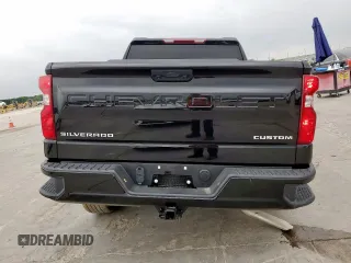 2024 Chevrolet Silverado 1500 Custom with VIN 1GCPDBEK1RZ116972, listed as a Copart auction lot 54860945 with 2,841 mi miles and Salvage Title. Bid and sale history available at DreamBid. Image 6.