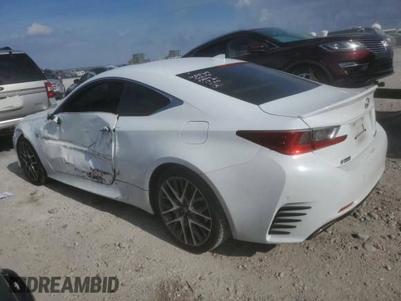 2017 Lexus RC 200t с VIN JTHHA5BC1H5005452, выставлен на аукционе Copart как лот 45151715 с пробегом 71 284 миль миль и Списание • Salvage title. История ставок и продаж доступна на DreamBid. Изображение 2.