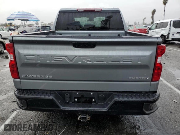 2024 Chevrolet Silverado 1500 Custom Trail Boss with VIN 3GCPDCEK4RG251868, listed as a Copart auction lot 43393145 with 7,472 mi miles and Salvage Title. Bid and sale history available at carsss.com. Image 6.