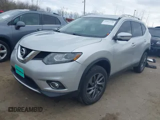2016 Nissan Rogue SL with VIN 5N1AT2MV6GC837577, listed as a IAAI auction lot 41812440 with 108,187 mi miles and . Bid and sale history available at DreamBid. Image 2.