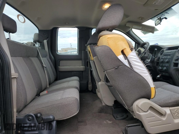 2009 Ford F-150 STX with VIN 1FTRX12W89FA12434, listed as a Copart auction lot 89214205 with 186,144 mi miles and Salvage Title. Bid and sale history available at carsss.com. Image 10.