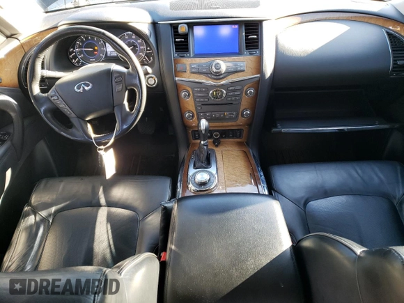 2012 Infiniti QX56 7-passenger z VIN JN8AZ2NE3C9021696, wystawiony jako Copart lot #42432495 z przebiegiem 153 684 mil mil oraz Szkoda całkowita • Salvage title. Historia ofert i sprzedaży dostępna na DreamBid. Obrazek 8.